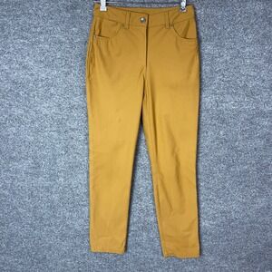 Lululemon Women's pant back pockets Caramel Tan Color Size 4